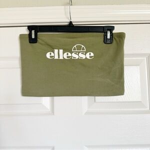 Ellese Green Crop Tube Top